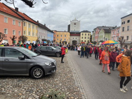 der Demonstrationszug