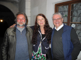 Mit Kulturreferent Sepp Wittmann und Elisabeth von Samsonow - der ersten SPD-Stadträtin Tittmonings