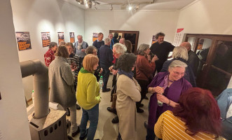 im Anschluss gingen die Gespräche weiter