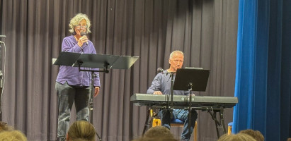 Für Musik sorgten Bernadette und Josef Irgmaier