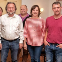 Beschreibung: Der neue Ortvorstand der Tittmoninger SPD (v.l.): Dr. Gerda Poschmann-Reichenau, Dirk Reichenau, Alexander Spirkl, Susanne Thomas und Florian Buchwald. Urheberrecht: Rolf Seiffert