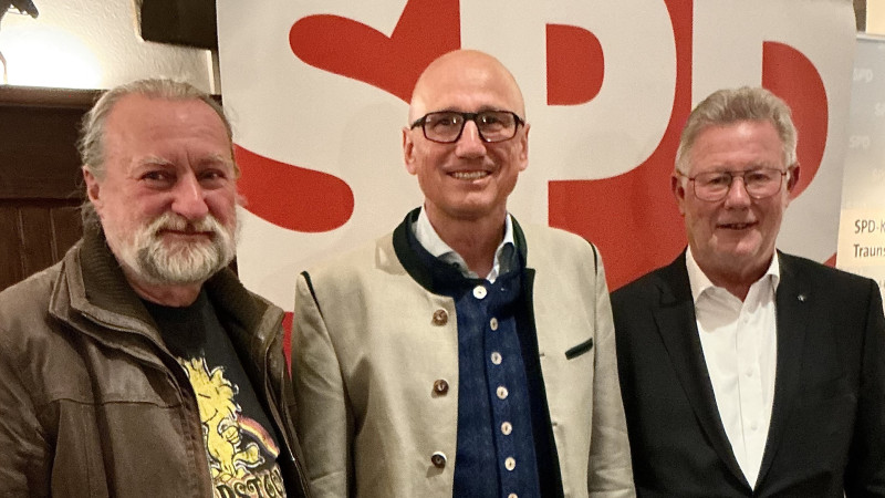 Dirk Reichenau, Landratskandidat Christian Kegel, Landrat Sepp Konhäuser
